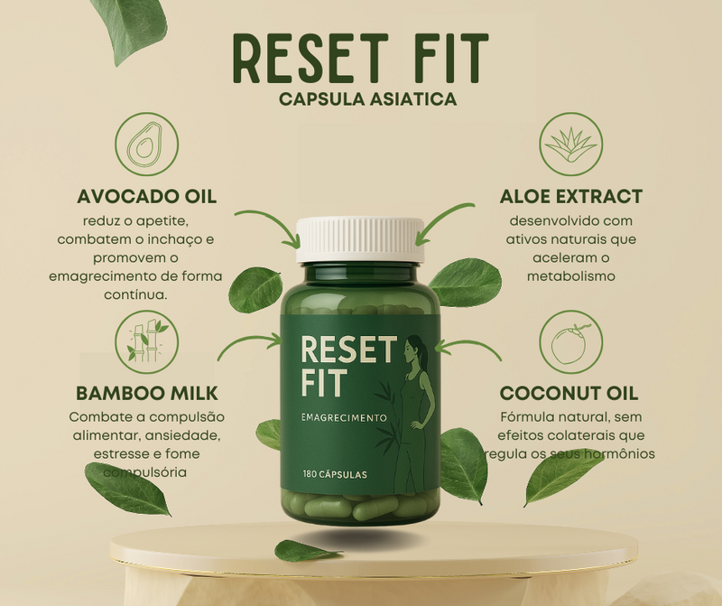 Reset Fit – Emagreça Até 17kg com a Fórmula Asiática Natural