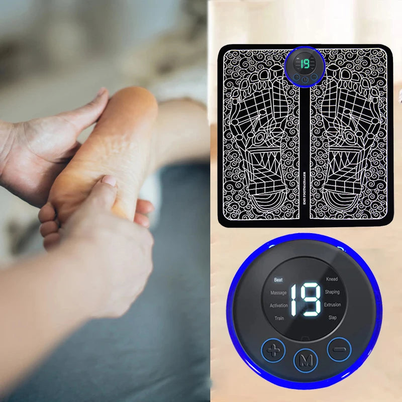 Massageador Elétrico para Os Pés Reduz Varizes