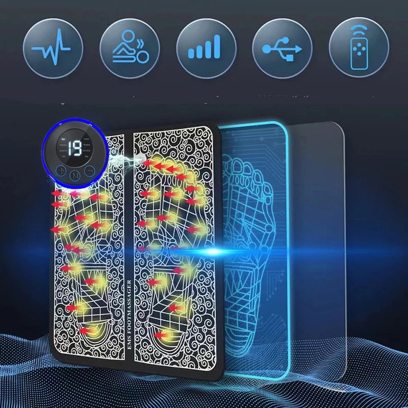 Massageador Elétrico para Os Pés Reduz Varizes